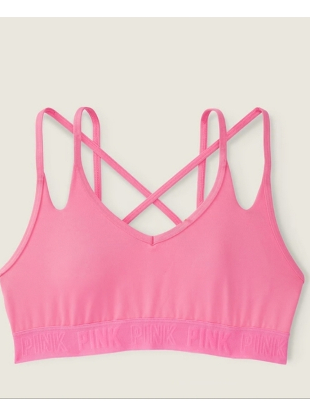 Victoria's Secret PINK Ultimate Strappy Back Lightly Lined Sports Bra XLARGE